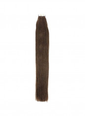 20-Piece Straight Natural Human Hair Extensions Set 04 Medium Brown 16inch