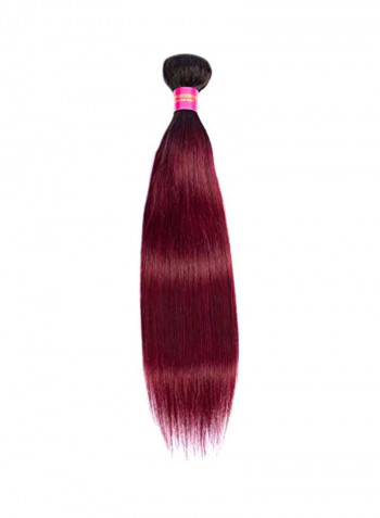 Long Straight Hair Extension Burgundy 22inch