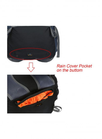 Waterproof Climbing Backpack With Rain Cover 50L