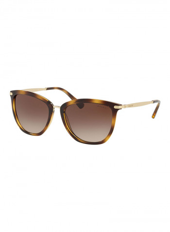 Women's Square Frame Sunglasses - Lens Size: 55 mm