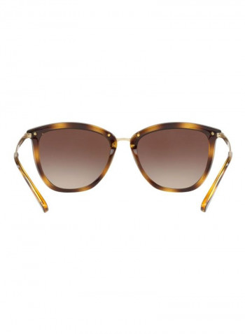 Women's Square Frame Sunglasses - Lens Size: 55 mm