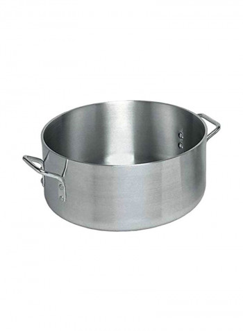 Aluminium Brasier Silver 6.4x14.9inch