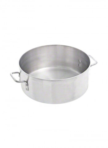 Aluminium Brasier Silver 6.4x14.9inch