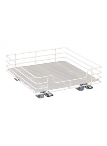 Pull Out Undersink Sliding Organizer Grey/White/Black 15inch