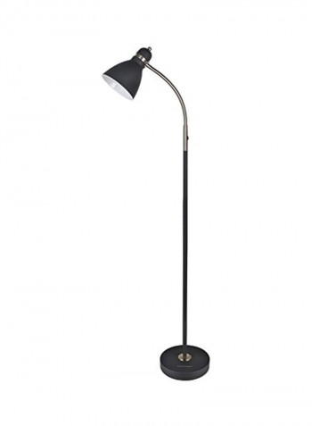 Metal Floor Lamp Grey/White