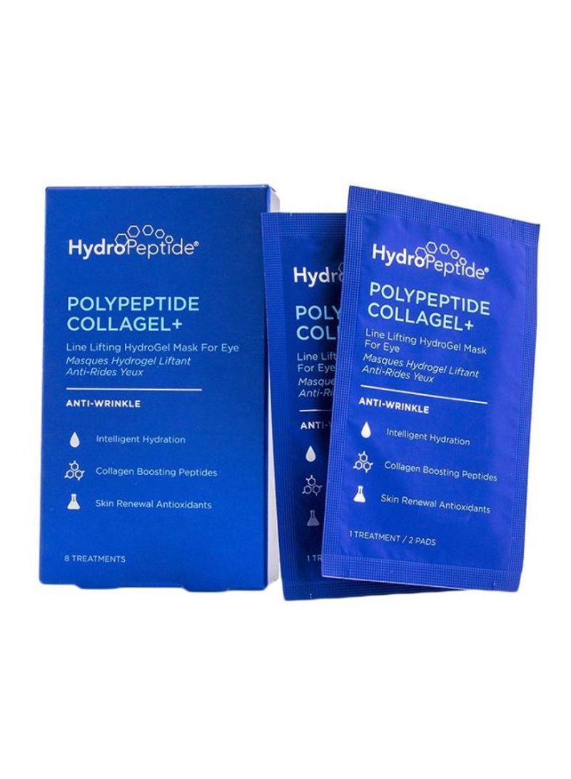 Pack Of 8 Polypeptide Collagel With Line Lifting Hydrogel Mask