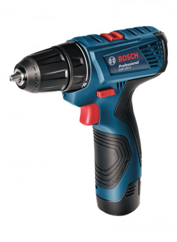 Professional Cordless Drill And Driver Set Blue/Black/Red
