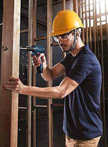 Professional Cordless Drill And Driver Set Blue/Black/Red
