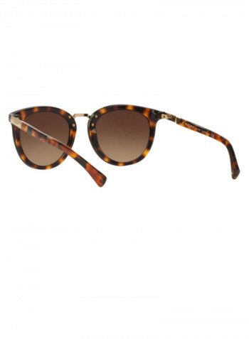 Women's Full Rim Round Sunglasses - Lens Size: 52 mm
