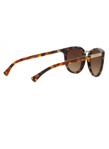 Women's Full Rim Round Sunglasses - Lens Size: 52 mm