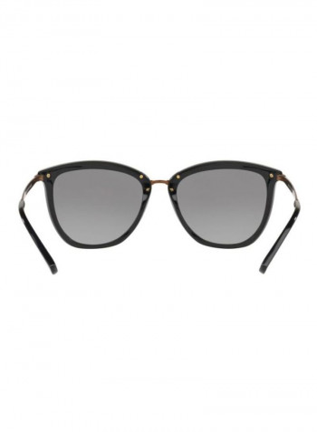 Women's Square Frame Sunglasses - Lens Size: 55 mm
