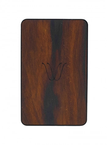 3700 mAh Wood Rosewood Power Bank Dark Wood