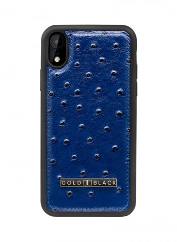 Protective Case Cover For Apple iPhone XR Ostrich Blue