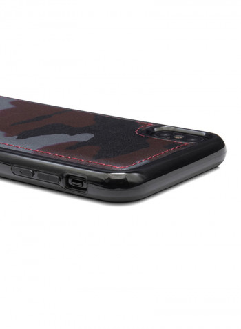Protective Case Cover For Apple iPhone XS Camouflage Grey