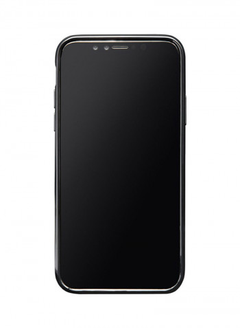 Protective Case Cover For Apple iPhone XS Croco Black
