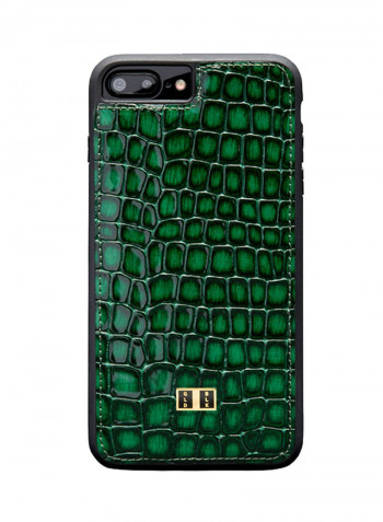 Leather Protective Case Cover For Apple iPhone 8 Plus/iPhone 7 Plus Milano Green