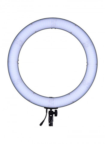 LED Bi-Colour Digital Ring Video Light 51.3x10.2x51centimeter Black/White