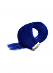 20-Piece Straight Hair Extension Set Blue 22inch reviews 20-Piece Straight Hair Extension Set Blue 22inch