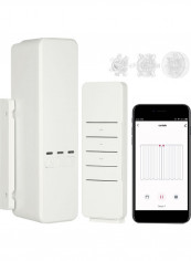 WiFi Tuya DIY Smart Motorized Chain Roller Blinds Shade White 23.00 x 7.50 x 9.50cm