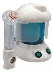 Aromatherapy Mist Table Facial Steamer Clear/White/Blue 45centimeter