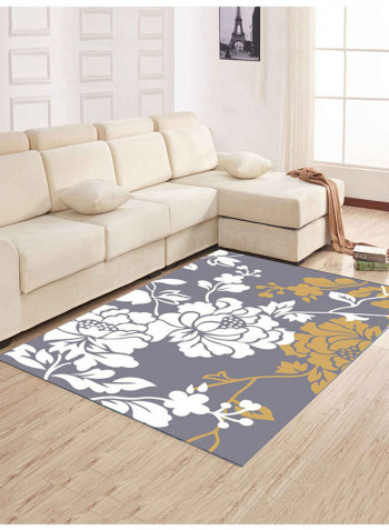 Non-Skid Rectangular Carpet Multicolour 120 x 80centimeter