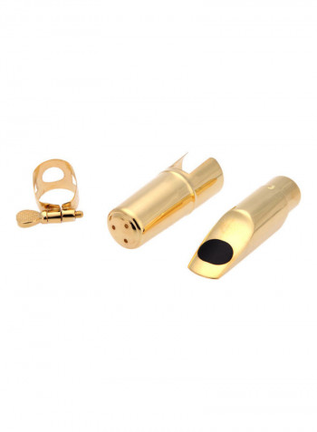 4-Piece Saxophone Mouthpiece with Cap and Pads