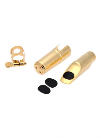 4-Piece Saxophone Mouthpiece with Cap and Pads