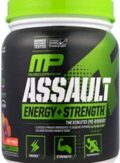 Muscle Pharm Assault Pre-Workout, Fruit Punch, 345 g