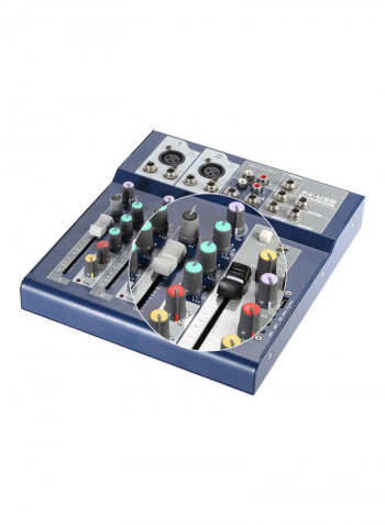 Professional Metal 4 Channel Live Mixer Mixing Console