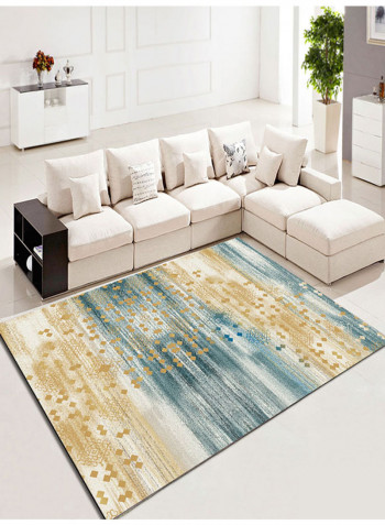 Washable Rectangular Mat Multicolour 120 x 80centimeter