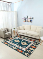 Anti-Skid Living Room Mat Multicolour 80 x 120centimeter