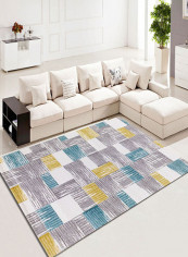 Anti-Skid Living Room Mat Multicolour 80 x 120centimeter