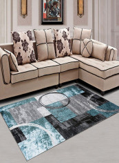 Simple Modern Style Living Room Mat Multicolour 80 x 120centimeter