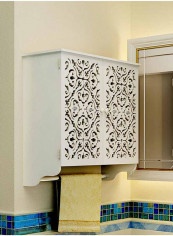 European Style Storage Cabinet White