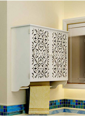 European Style Storage Cabinet White
