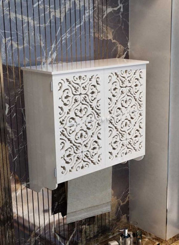 European Style Storage Cabinet White