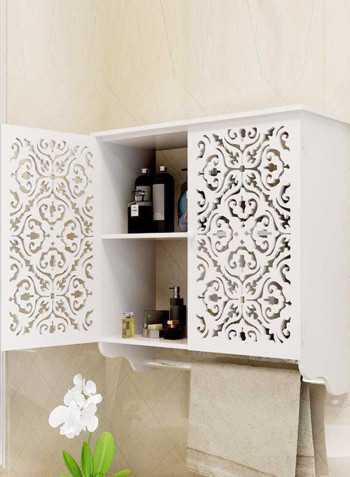 European Style Storage Cabinet White
