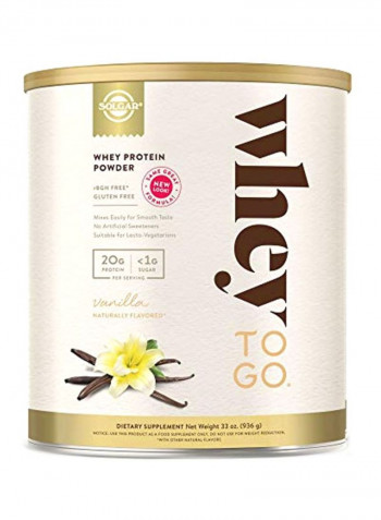 Whey To Go Dietary Supplement - Vanilla