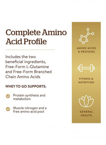 Whey To Go Dietary Supplement - Vanilla