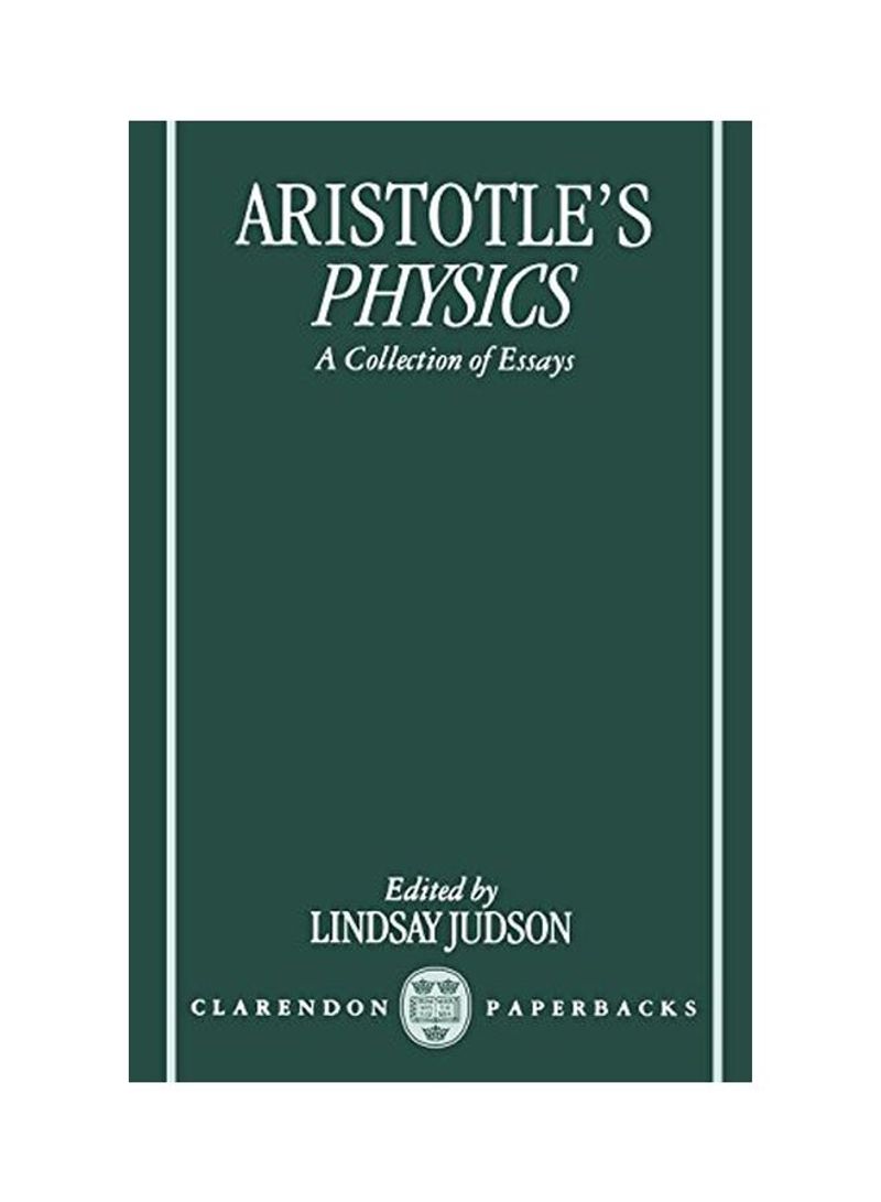Aristotle's Physics: A Collection Of Essays Paperback