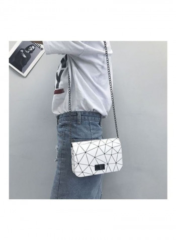 Fashion Crossbody Bag White/Black