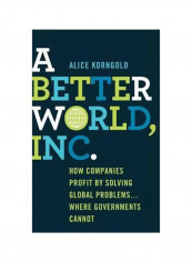 A Better World, Inc.: How Companies Profit By Solving Global Problems...Where Governments Cannot Hardcover