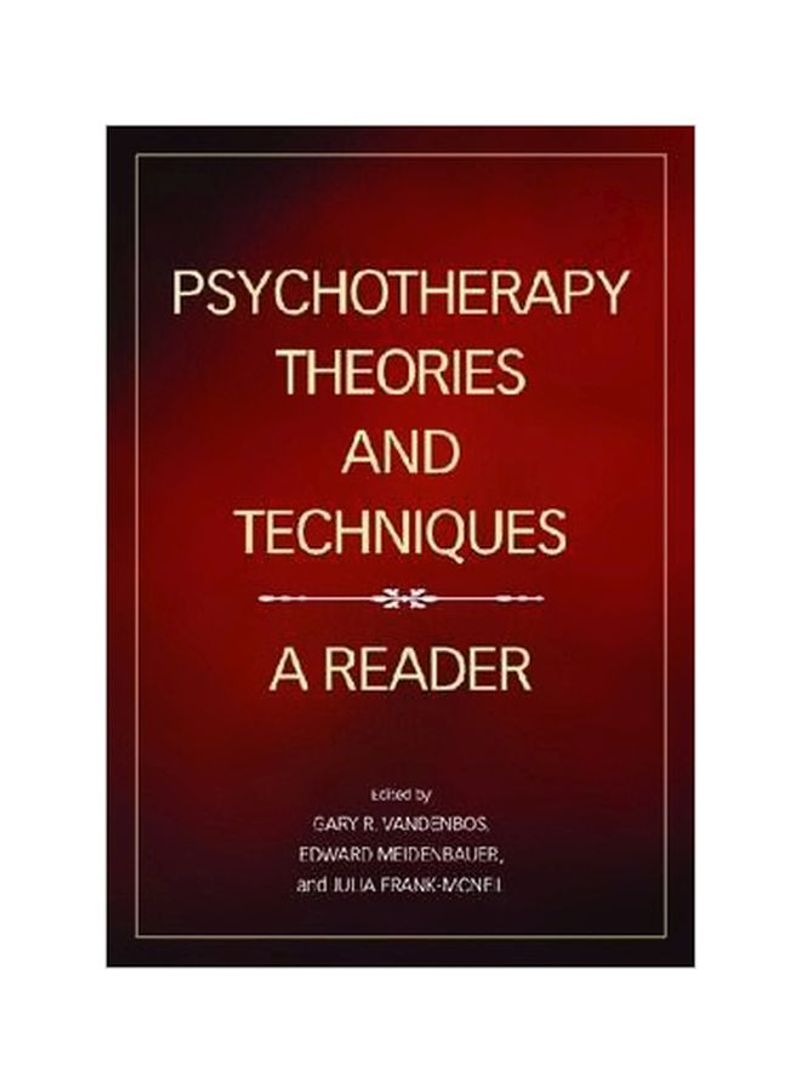 Psychotherapy Theories And Techniques: A Reader Paperback