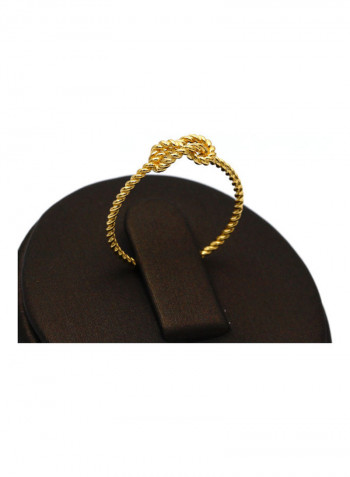 18 Karat Gold Knot Rope Twisted Ring