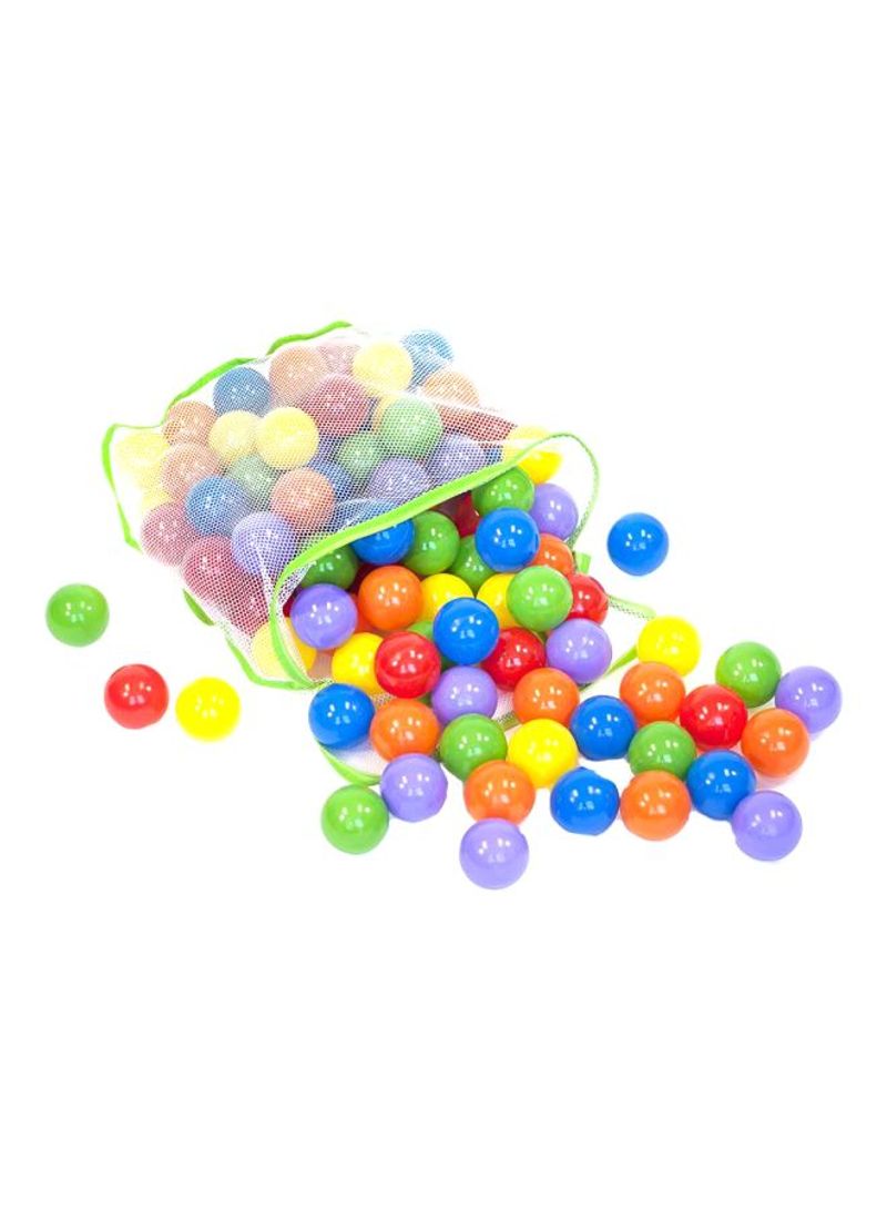 72-Piece Plastic Coloured Ball Set M