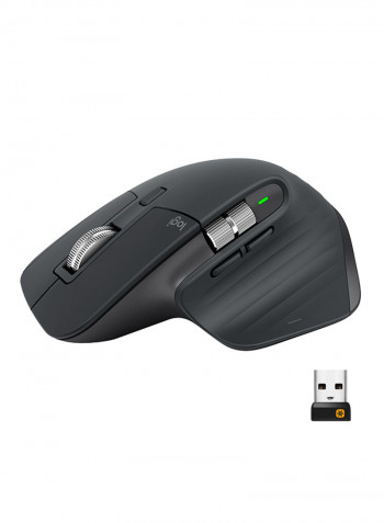 MX Master 3 Advanced Wireless Mouse Ultrafast Scrolling Ergonomic Rechargeable Graphite