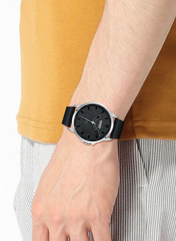 Men's First Leather Analog Watch 1530188