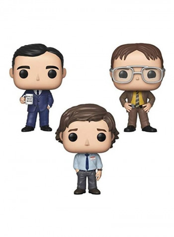 Pop! The Office  Michael Scott, Dwight Schrutte, Jim Halpert 7x10inch