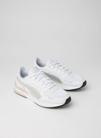 R78 FUTR Iridescent Sneakers White