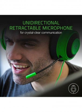 Kraken Wired Gaming Headset Black/Green